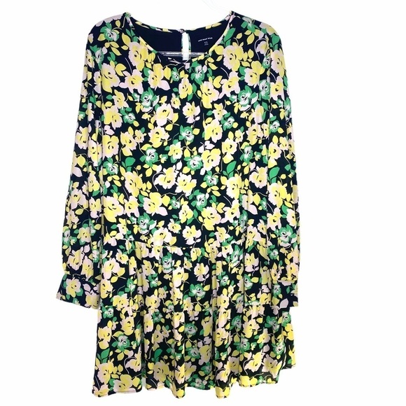 NWT Who What Wear Electric Floral tunic tiered - Picture 2 of 12